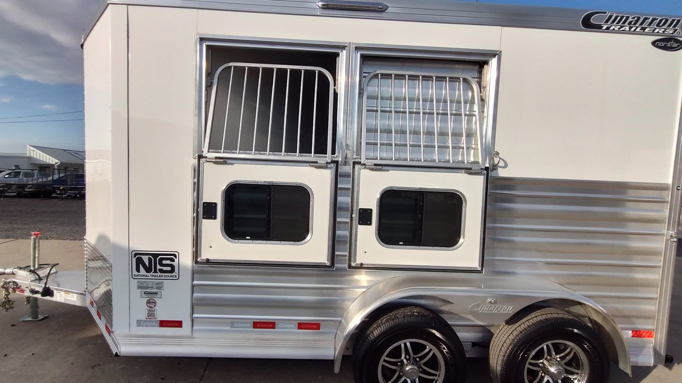 2026 Cimarron 2 horse bumper pull trailer
