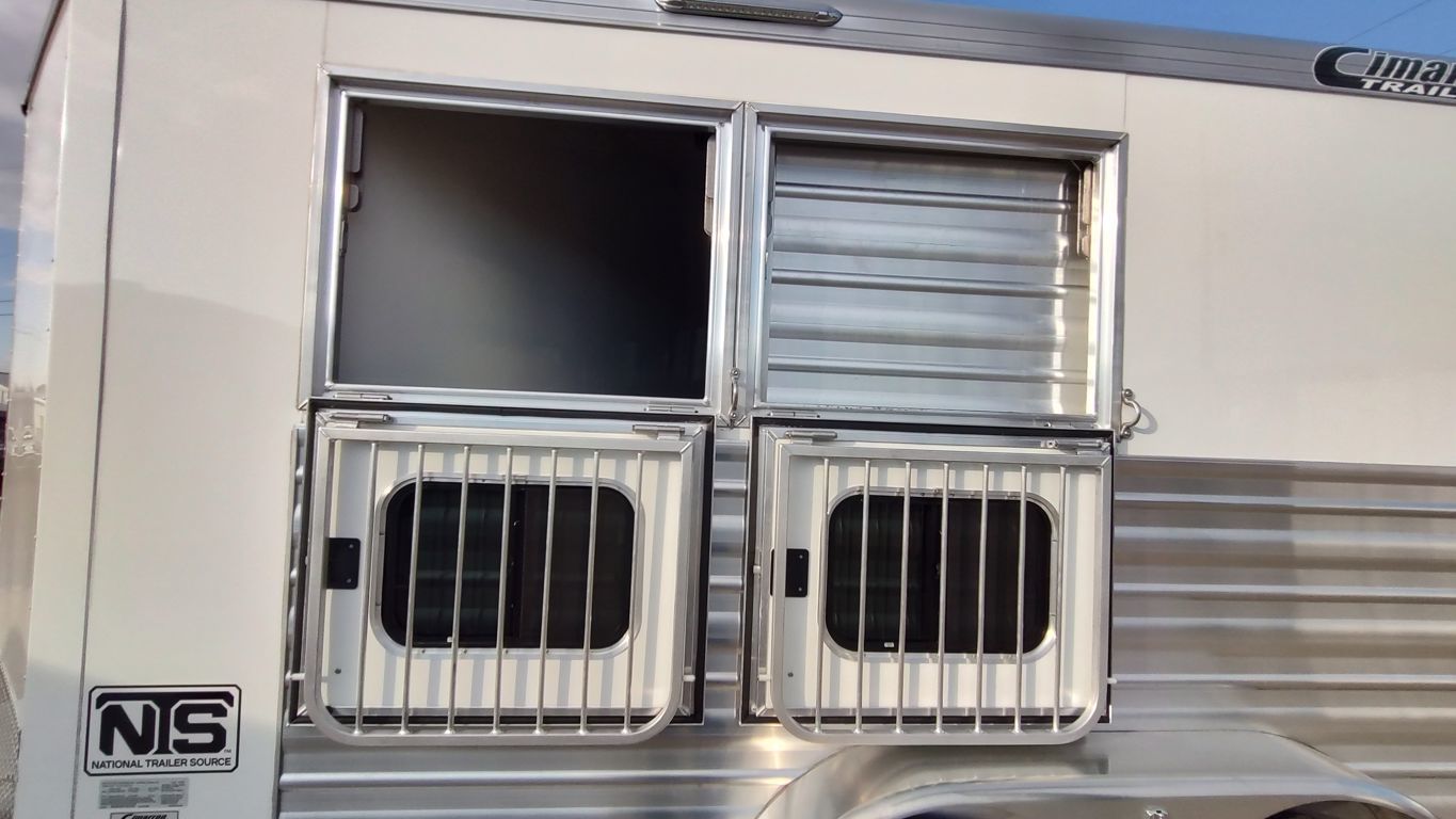 2026 Cimarron 2 horse bumper pull trailer