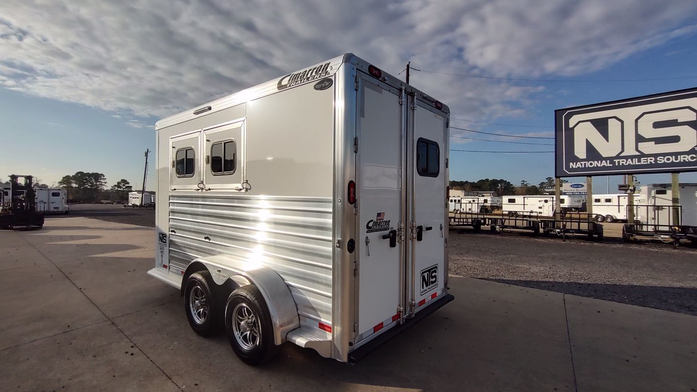 2026 Cimarron 2 horse bumper pull trailer