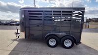 2026 2 horse Delta 2 Horse Bumper Pull Trailer