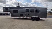 2026 3 horse Bison Silverado 3 Horse 10' Living Quarters