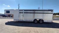 2026 Stock horse Cimarron 24' Livestock Gooseneck Trailer