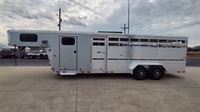 2022 Stock horse Sundowner 24' Livestock Gooseneck Trailer