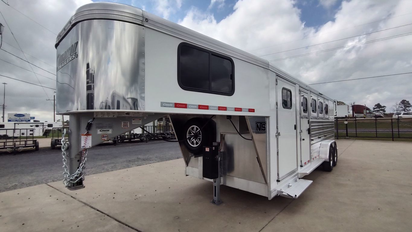 2027 Cimarron 4 horse gooseneck trailer