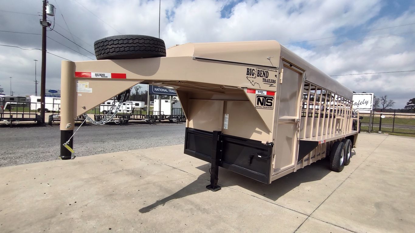 2026 Big Bend 20' livestock gooseneck trailer