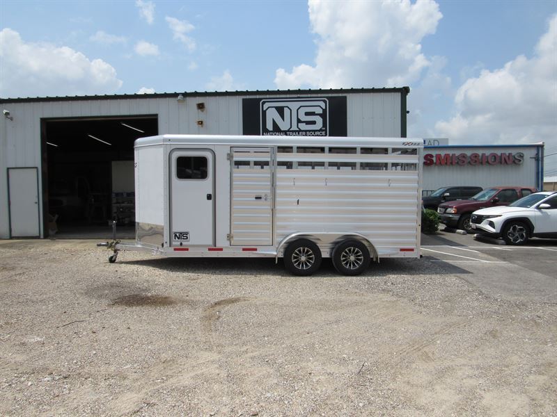 2025 Exiss 16' Livestock Bumper Pull Trailer