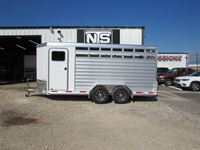 2025 Stock horse Exiss 16' Livestock Bumper Pull Trailer