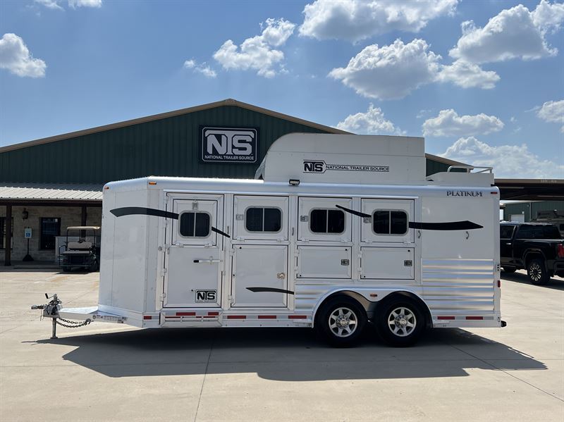 2024 Platinum 4 Horse Bumper Pull Trailer