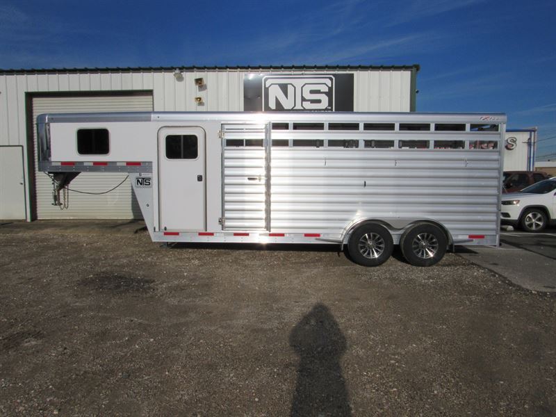 2025 Exiss 20' Livestock Gooseneck Trailer