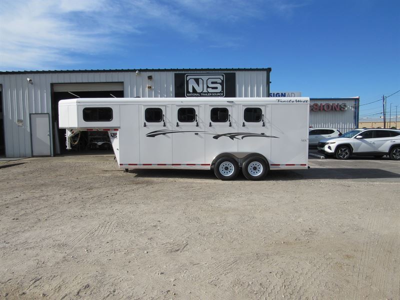 2026 Trails West 4 horse gooseneck trailer