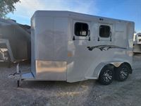 2026 2 horse Trails West 2 Horse Bumper Pull Trailer