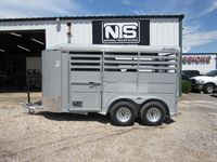 2026 2 horse Delta 2 Horse Bumper Pull Trailer