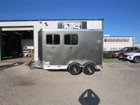 2026 2 horse Bar-M 2 Horse Bumper Pull Trailer