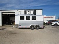 2026 3 horse Exiss 3 Horse Bumper Pull Trailer