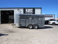 2025 3 horse Delta 3 Horse Bumper Pull Trailer