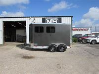 2025 2 horse Bar-M 2 Horse Bumper Pull Trailer