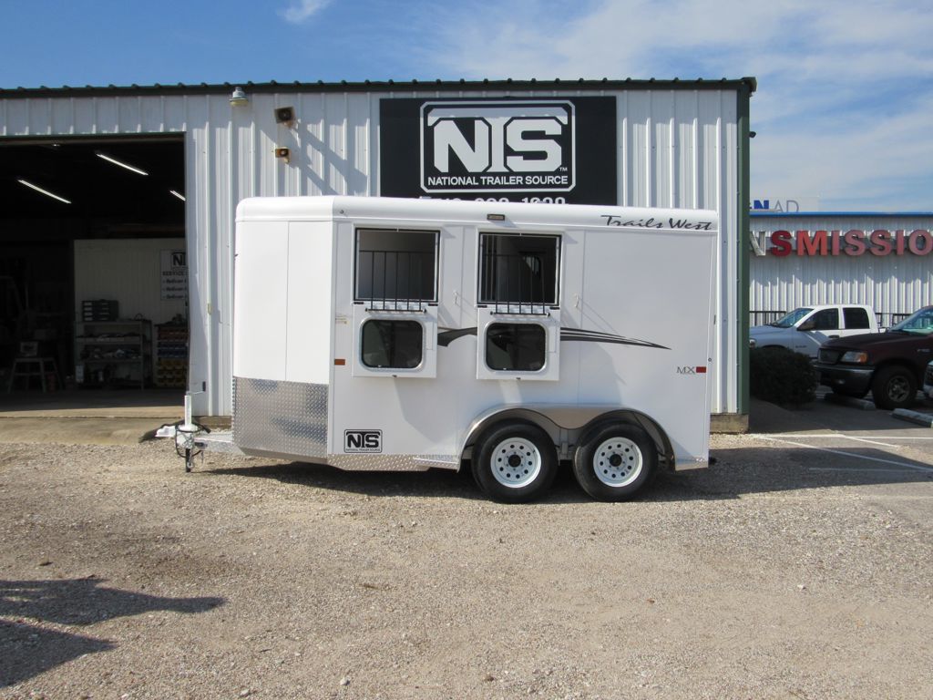 2026 Trails West 2 horse bumper pull trailer