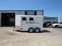 2026 2 horse Trails West 2 Horse Bumper Pull Trailer