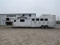 2026 4 horse SMC Patriot 4 Horse Side Load 13' Living Quarters