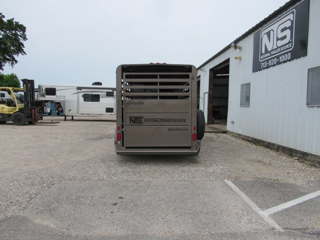 2026 Delta 3 horse bumper pull trailer