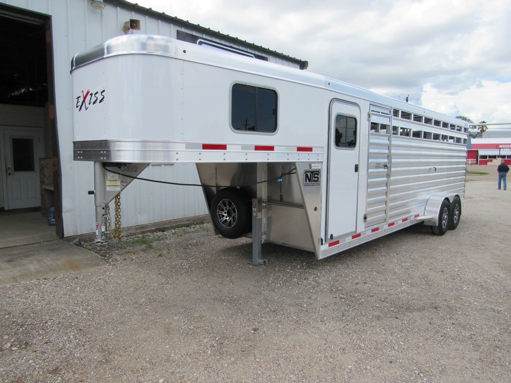 2026 Exiss 24' livestock gooseneck trailer