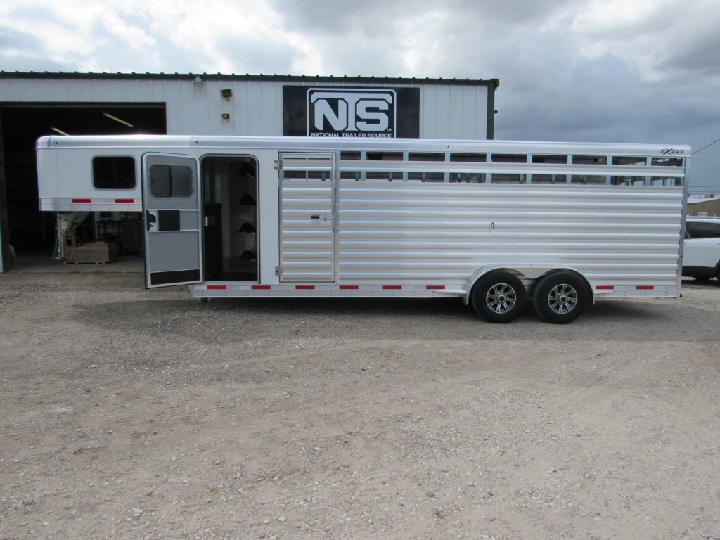2026 Exiss 24' livestock gooseneck trailer