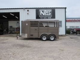 2026 2 horse Delta 2 Horse Slant Load Bumper Pull Trailer