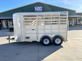 2026 2 horse Delta 2 Horse Slant Load Bumper Pull Trailer