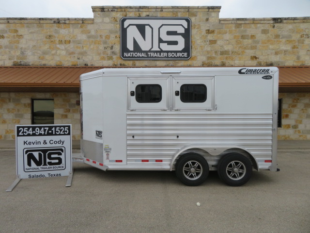 2025 Cimarron 2 Horse Bumper Pull Trailer