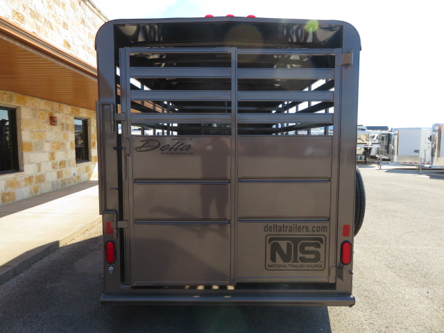 2026 Delta 16' livestock bumper pull trailer