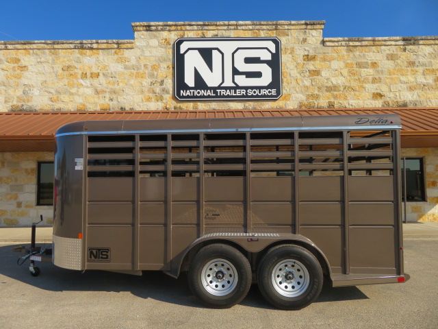 2026 Delta 16' livestock bumper pull trailer
