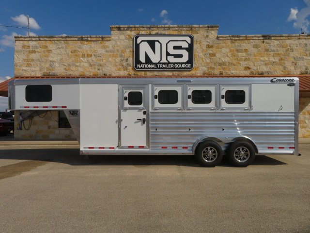 2026 Cimarron 4 horse gooseneck trailer