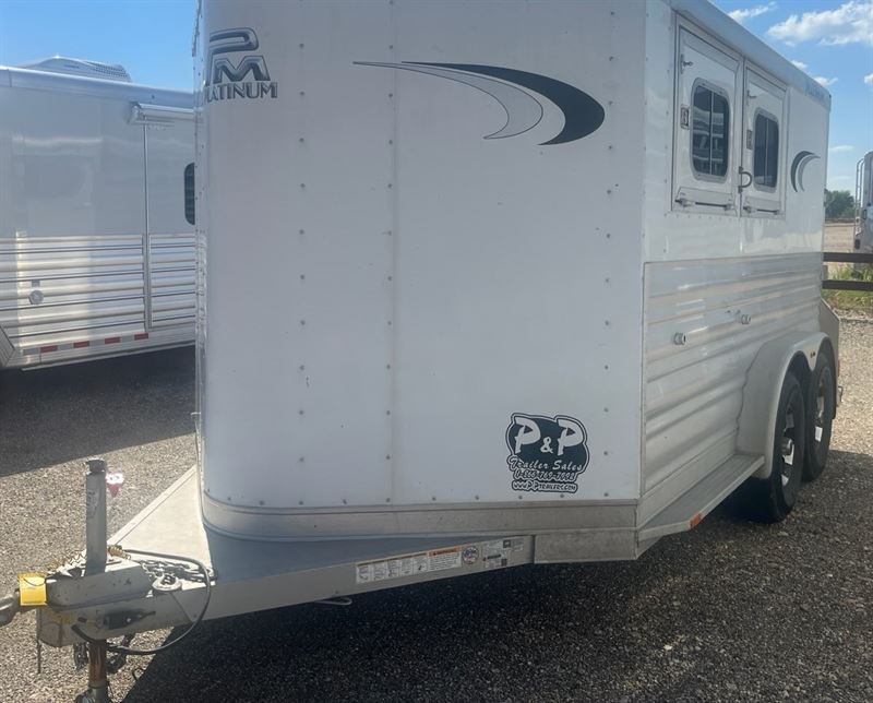 2021 Platinum 2 Horse Bumper Pull Trailer