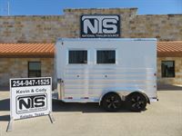 2025 2 horse Bar-M 2 Horse Bumper Pull Trailer