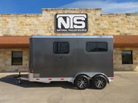 2026 2 horse Bar-M 2 Horse Straight Load Bumper Pull Trailer