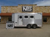 2026 3 horse Cimarron 3 Horse Bumper Pull Trailer