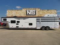 2026 Stock horse Bison Trail Hand 15' Livestock 9' Living Quarters