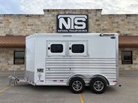 2026 2 horse Cimarron 2 Horse Bumper Pull Trailer