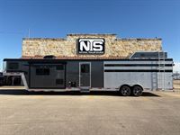 2026 Stock horse Bison Trail Hand 15' Livestock 11' Living Quarters