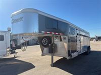 2024 Stock horse Cimarron 24' Livestock Gooseneck Trailer