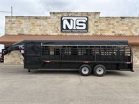 2026 Stock horse Big Bend 24' Livestock Gooseneck Trailer