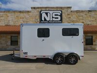 2026 2 horse Bar-M 2 Horse Straight Load Bumper Pull Trailer