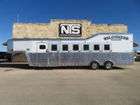 2025 6 horse Bloomer 6 Horse Side Load Gooseneck Trailer