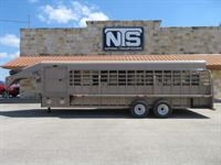 2025 Stock horse Big Bend 24' Livestock Gooseneck Trailer