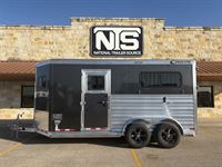 2026 2 horse Cimarron 2 Horse Straight Load Bumper Pull Trailer