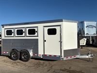 2026 3 horse Cimarron 3 Horse Bumper Pull Trailer