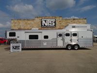 2025 3 horse Cimarron 3 Horse Side Load with 15'5" Outlaw Conversions