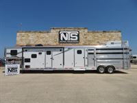 2026 Stock horse Lakota Trailers Charger 14' Livestock with 15' Living Quarters