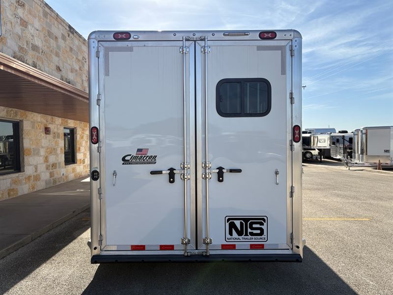 2026 Cimarron 3 horse bumper pull trailer