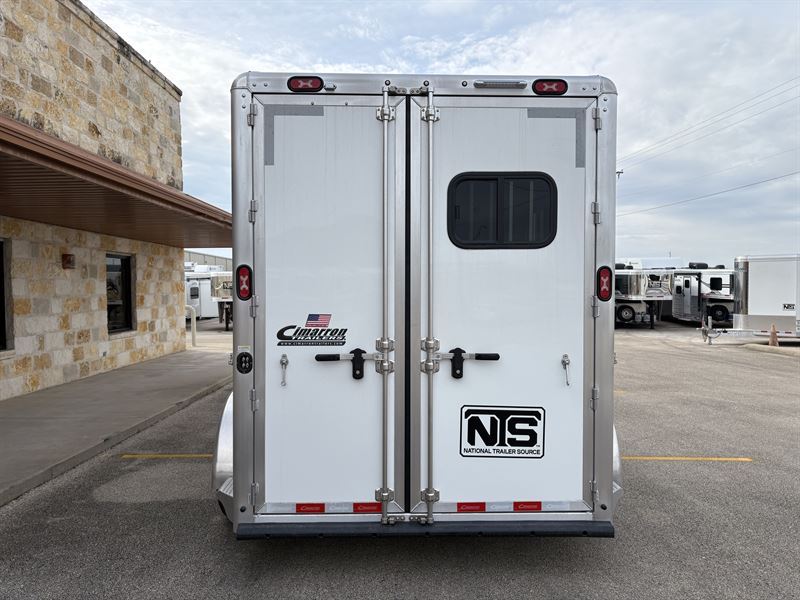 2026 Cimarron 2 horse bumper pull trailer
